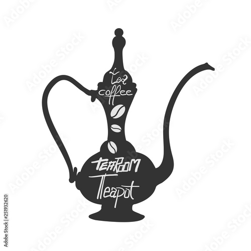 Classic teapot illustration