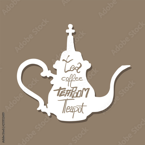 Classic teapot illustration