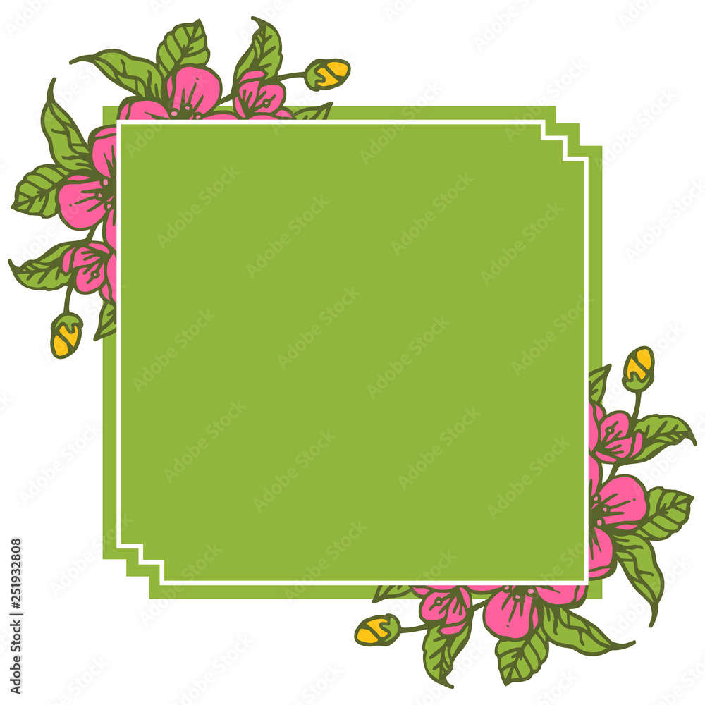 Vector illustration greeting card with wreath hand draw Vector illustration greeting card with wreath hand draw