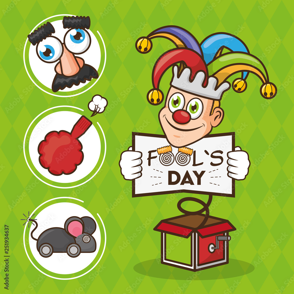 Fototapeta premium april fools day
