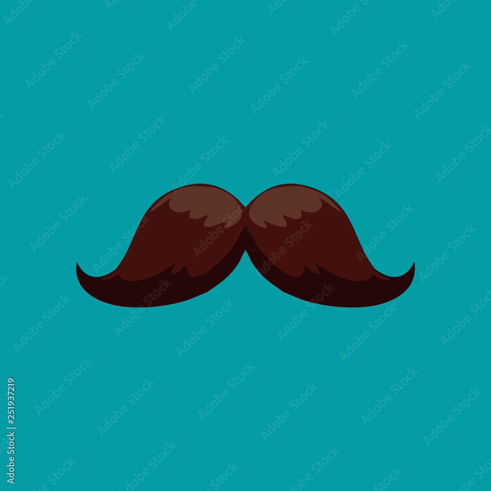 brown mustache icon brown mustache icon