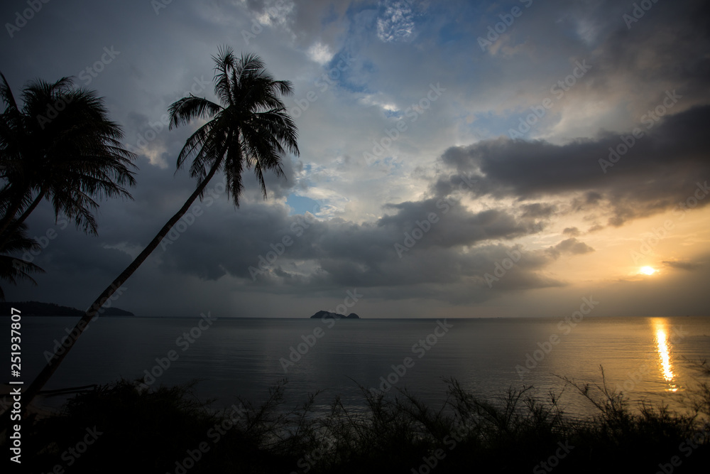 Fototapeta premium Beautiful Thailand Asia Sunset Sunrise