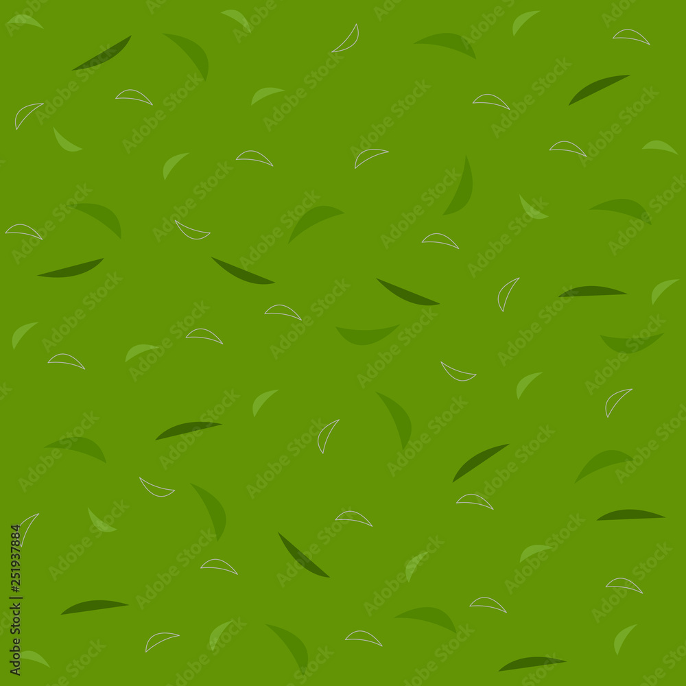 Green leaves and white leaves pattern on green background.eps Green leaves and white leaves pattern on green background.eps