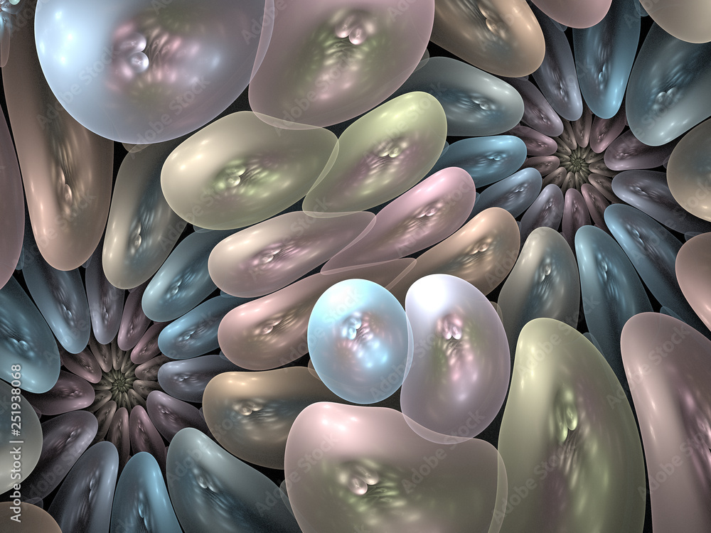 Abstract fractal spiral background, computer-generated illustration. Abstract fractal spiral background, computer-generated illustration.