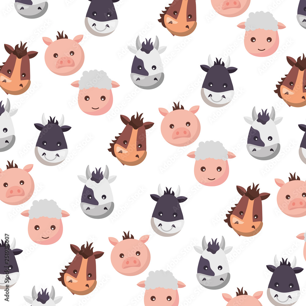 farm animals decoration pattern farm animals decoration pattern