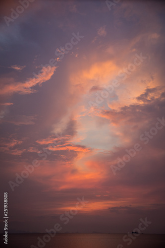 Beautiful Thailand Asia Sunset Sunrise