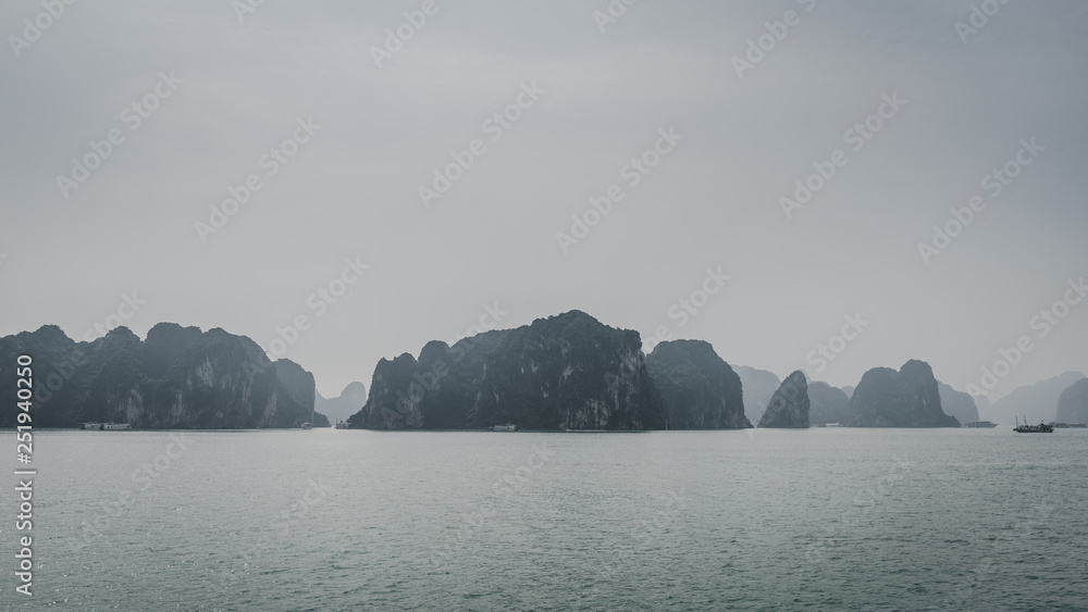 Foto Beautiful  sea at Halong Bay, Vietnam