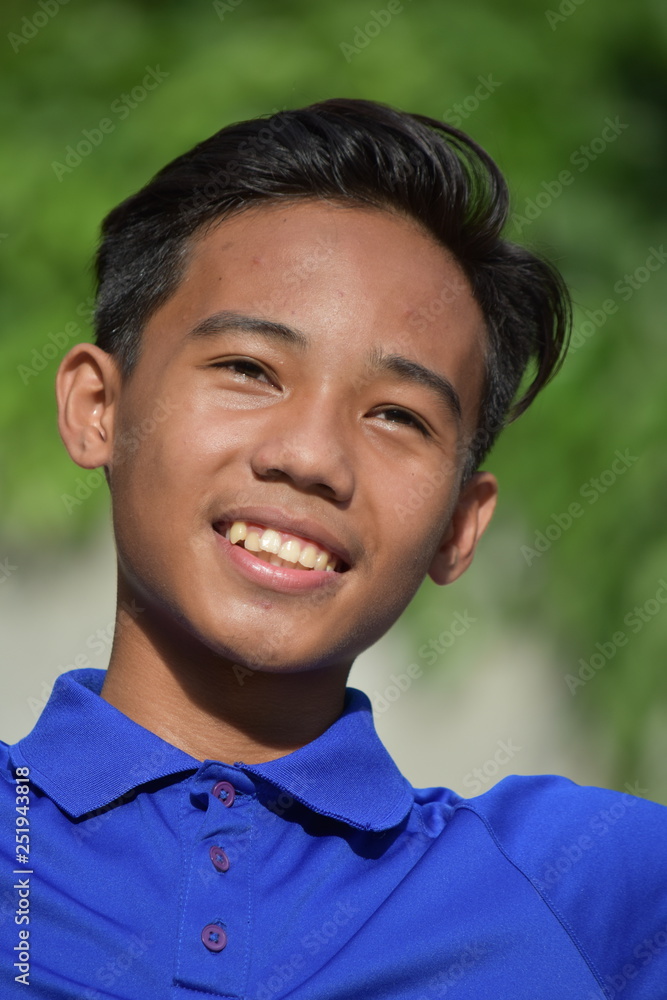 A Smiling Diverse Boy