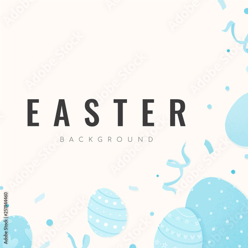 Happy Easter card design