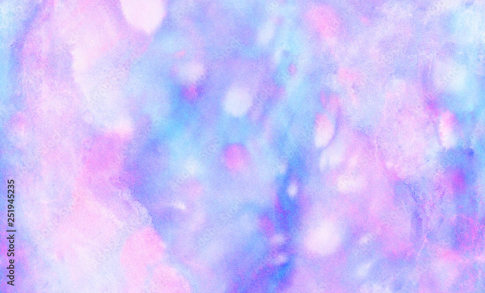 Fantasy smooth light pink, purple shades and blue watercolor paper textured illustration for grunge design, vintage card, templates. Pastel ink colors wet effect hand drawn canvas aquarelle background Fantasy smooth light pink, purple shades and blue watercolor paper textured illustration for grunge design, vintage card, templates. Pastel ink colors wet effect hand drawn canvas aquarelle background