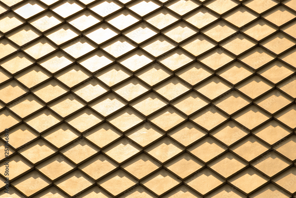 Abstract geometric golden background Abstract geometric golden background