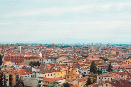 Leaning Tower of Pisa and Surrounding Buildings and City of Pisa © Judah