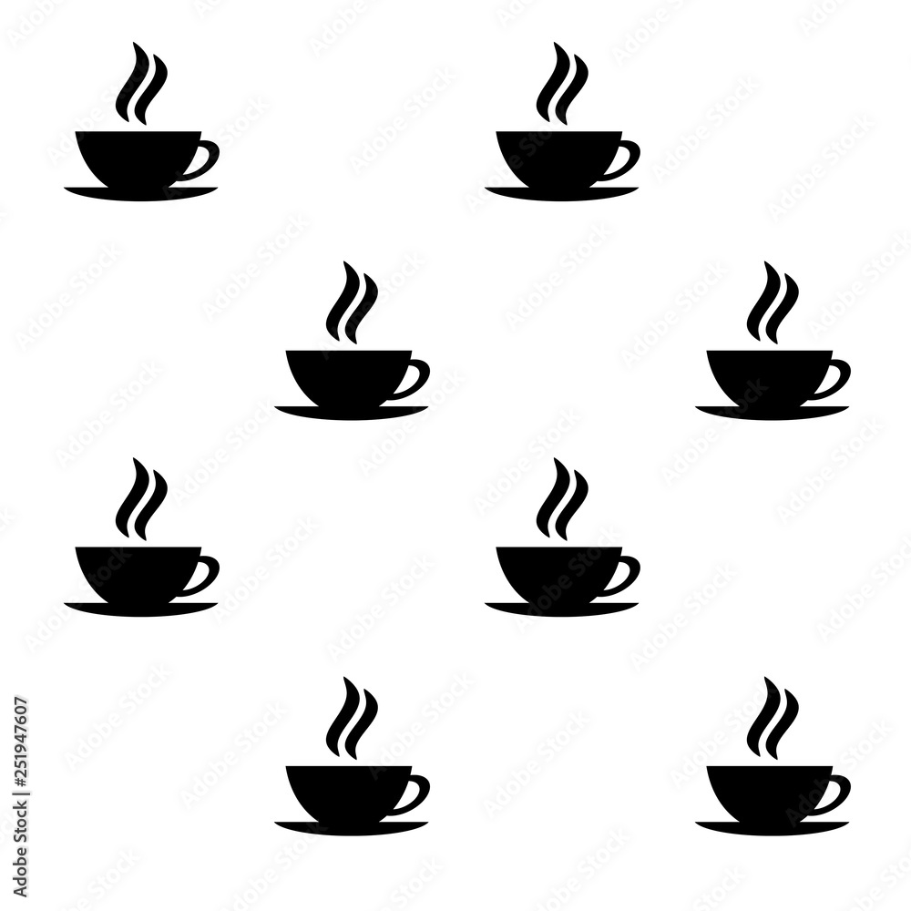 コーヒーカップの模様 コーヒーカップの模様