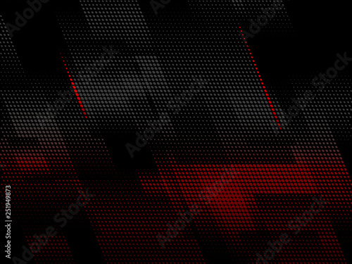Red and black vector geometric background 