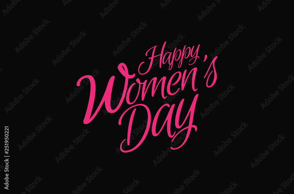 Happy women's day vector illustration design Happy women's day vector illustration design