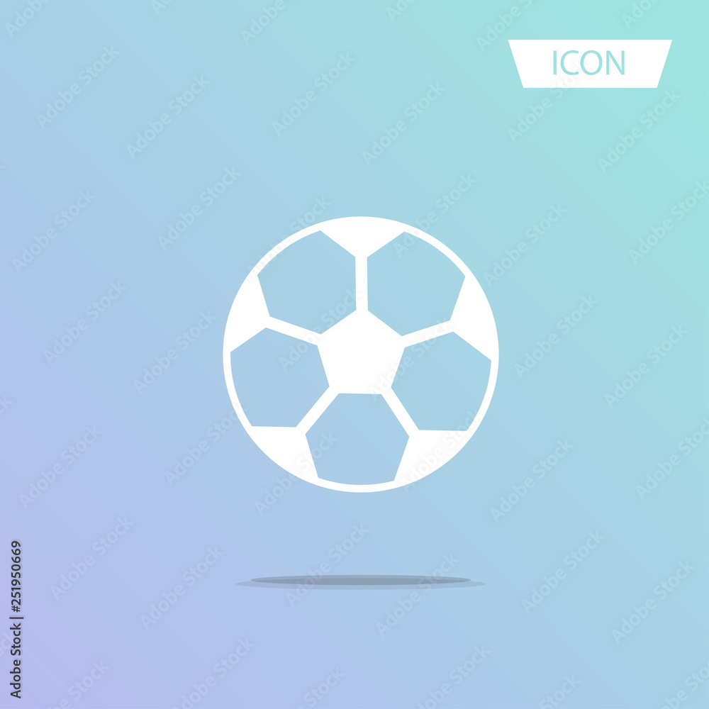 Obraz premium Soccer ball icon vector, football icon vector, outline Soccer icon vector on white background.