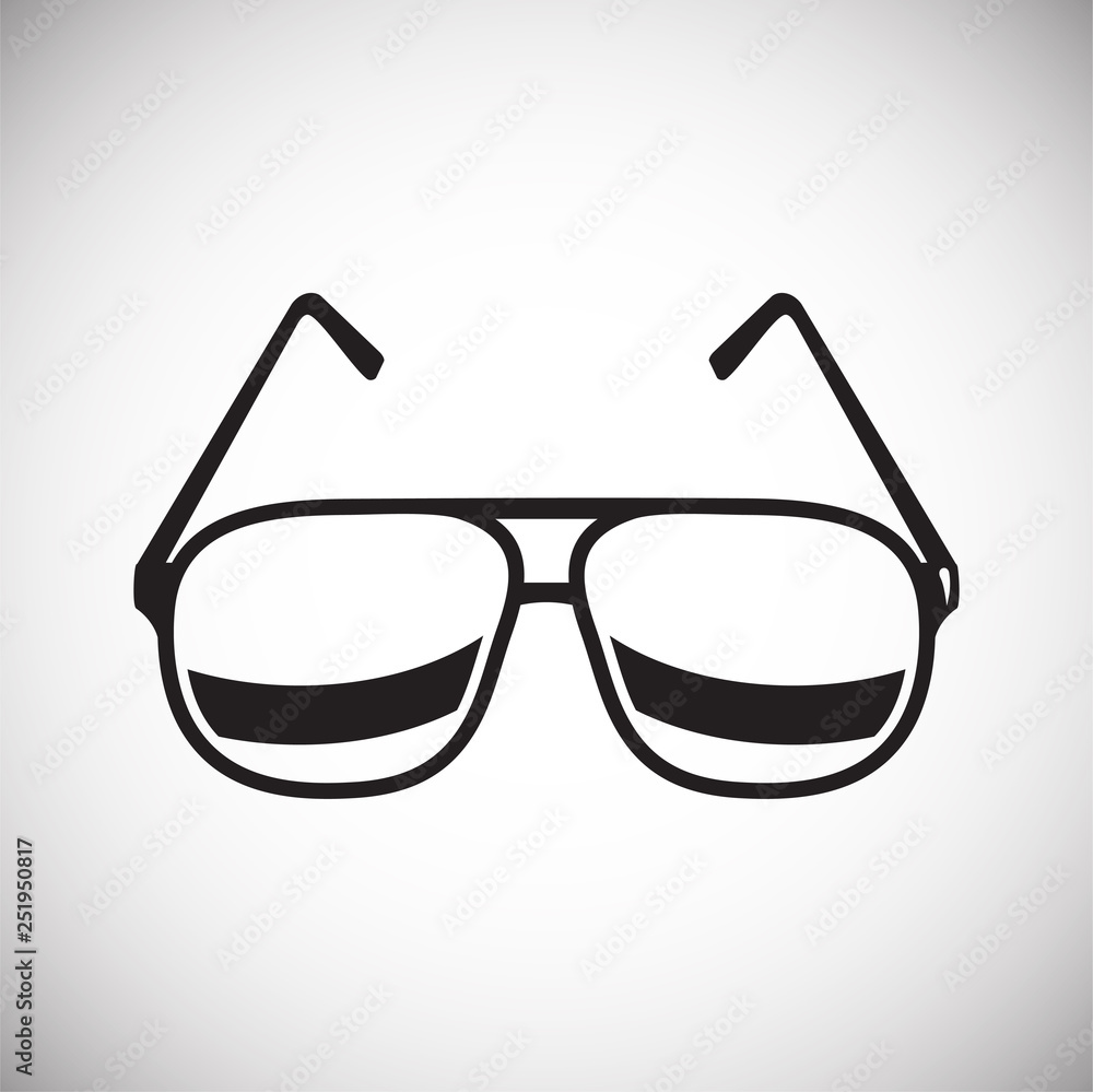 Glasses icon on white background for graphic and web design, Modern simple vector sign. Internet concept. Trendy symbol for website design web button or mobile app Glasses icon on white background for graphic and web design, Modern simple vector sign. Internet concept. Trendy symbol for website design web button or mobile app