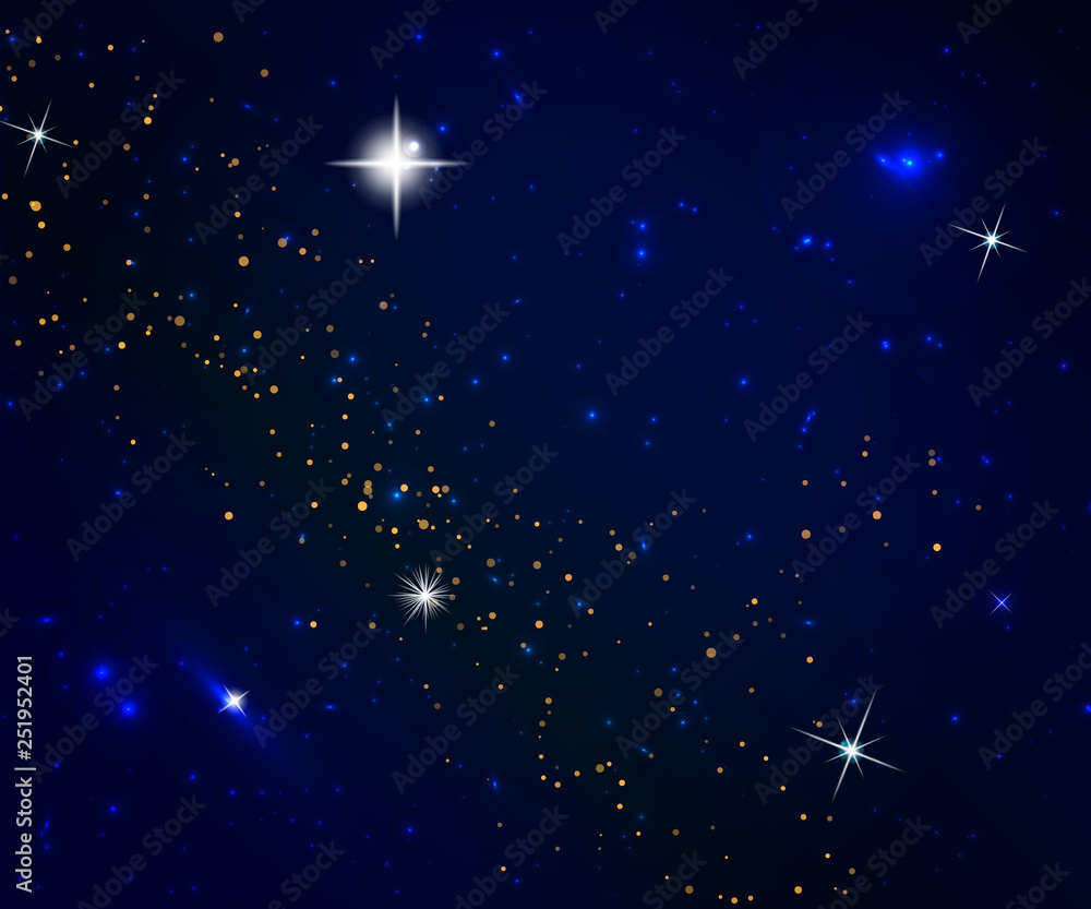 Fototapeta premium Abstract cosmos background with stars