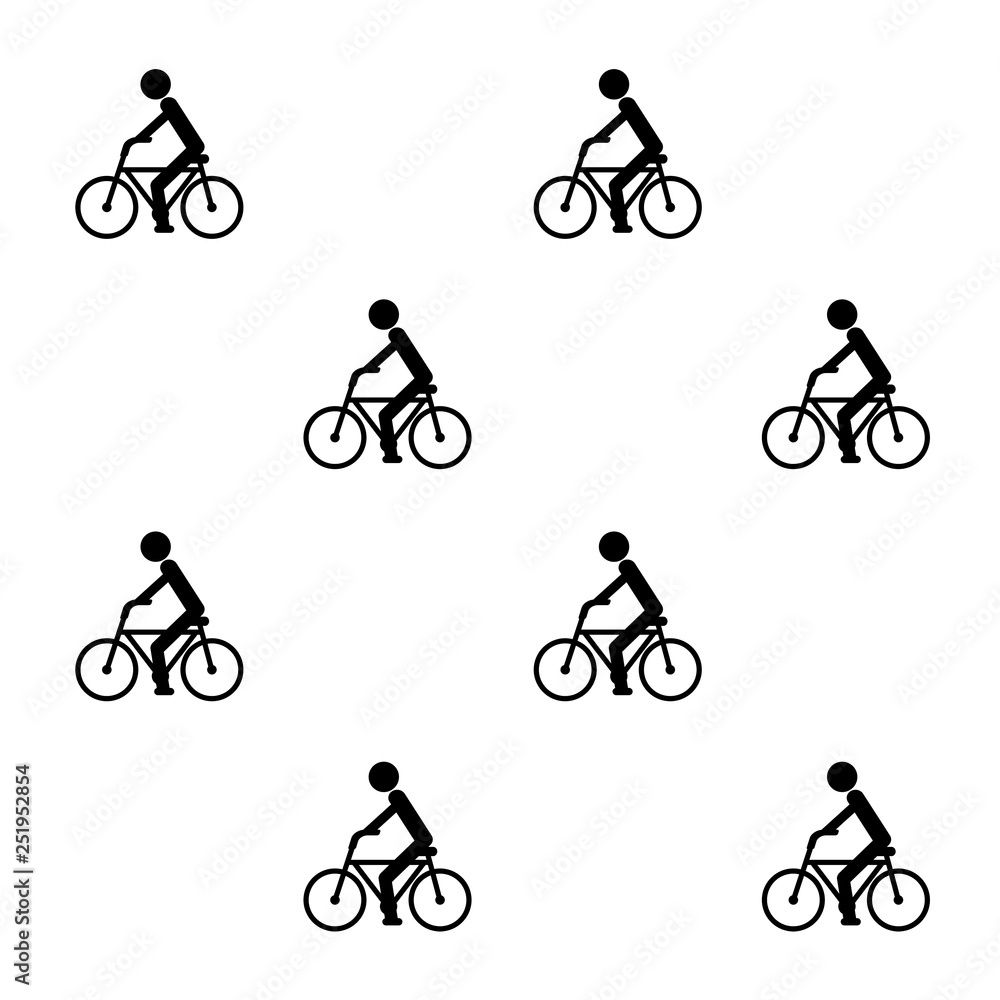 Fototapeta premium 自転車の模様