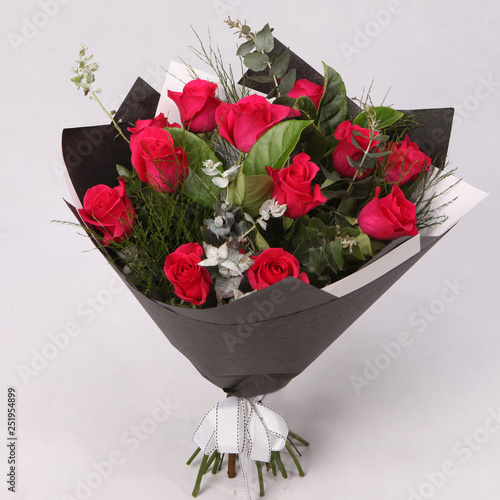 Red rose bouquet