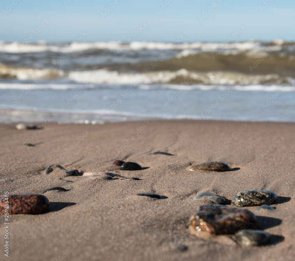 Pebble stones by the sea. Pebble stones by the sea.