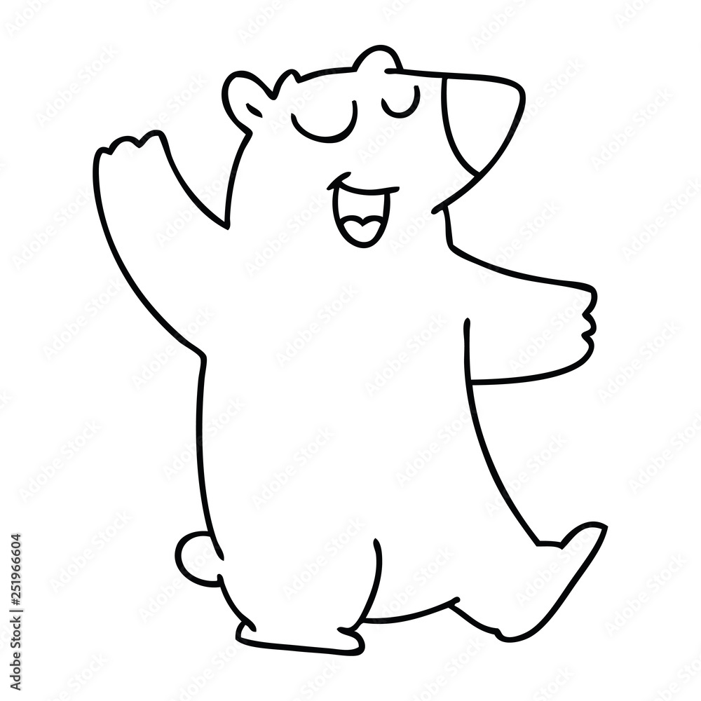 quirky line drawing cartoon wombat quirky line drawing cartoon wombat