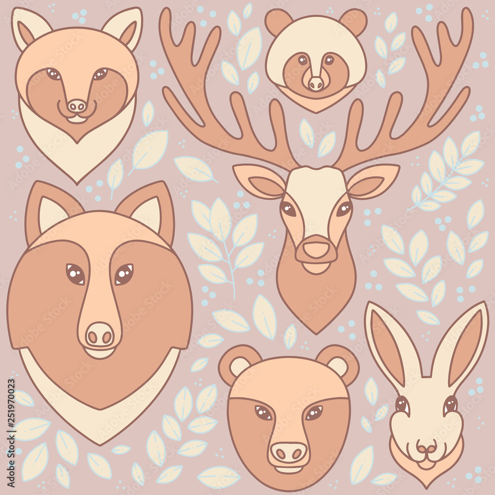 Obraz premium Forest Animals