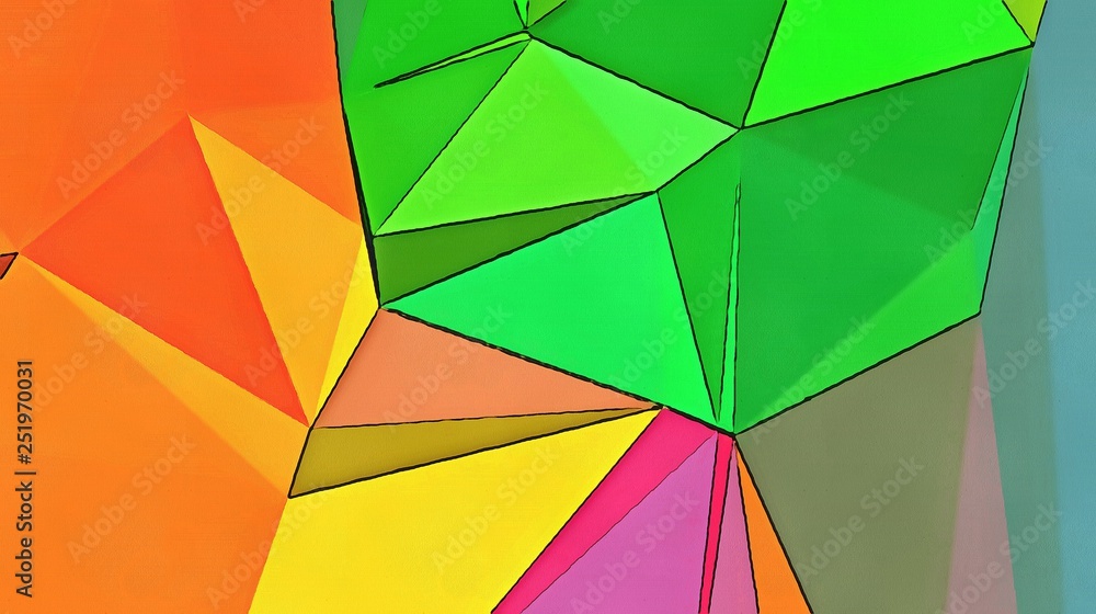 Geometric artistic triangularis background. Multicolor warm and bright polygonal texture drawing on paper. Chaotic mesh geometry. Geometric artistic triangularis background. Multicolor warm and bright polygonal texture drawing on paper. Chaotic mesh geometry.