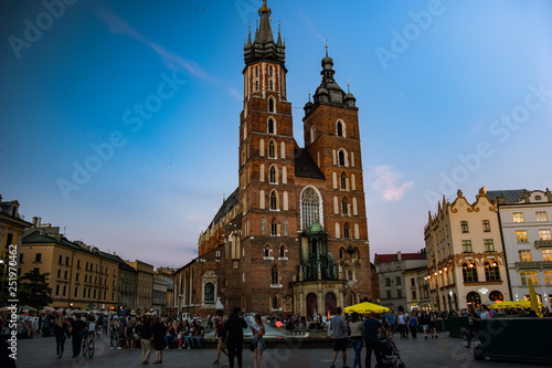 Krakow city in Poland