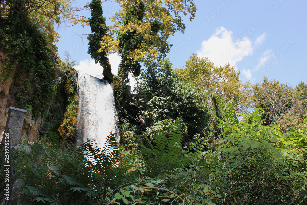 Great waterfalls and waterfall park of Edessa Greece Great waterfalls and waterfall park of Edessa Greece