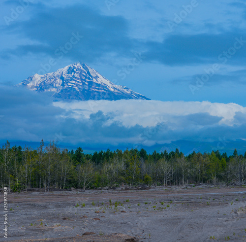 Shiveluch volcano photo