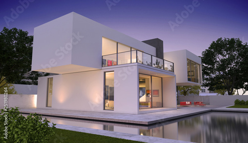 Luxury modern home © FrankBoston