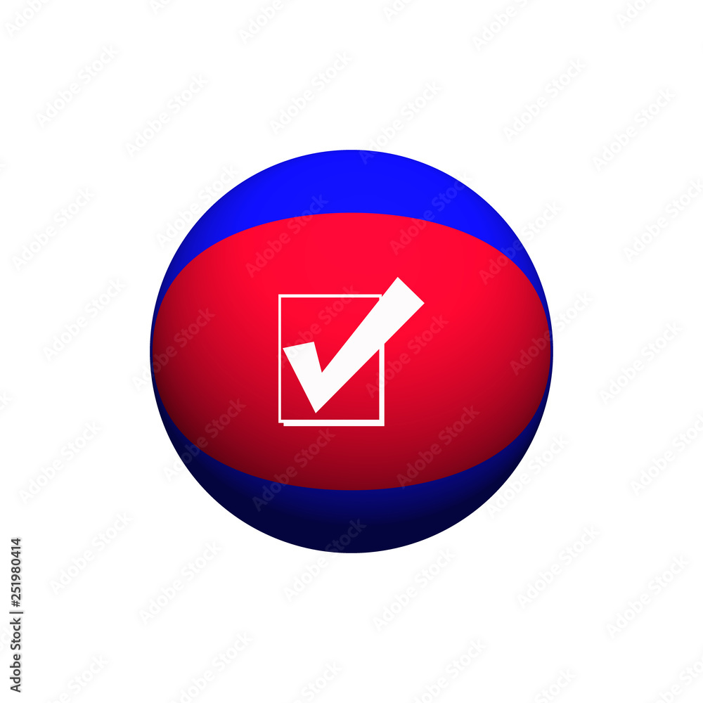 colorful check mark icon isolated on white background colorful check mark icon isolated on white background