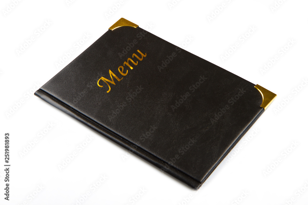 black menu isolated on white background black menu isolated on white background