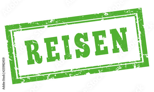 Stempel vector reisen