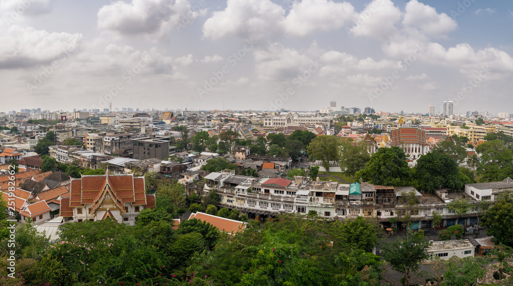 Panorama von Bangkok (Ausblick vom Golden Mount)
