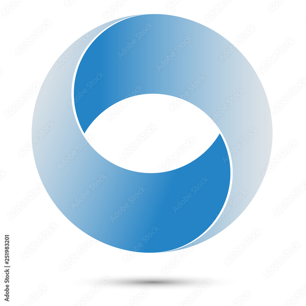 Impossible Circle Sign. Abstract Design. Logo Template Impossible Circle Sign. Abstract Design. Logo Template