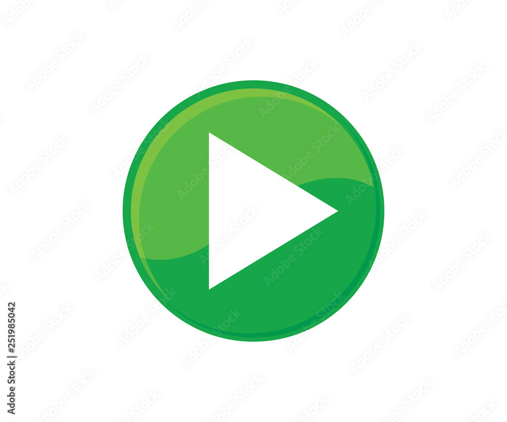Play video or play media flat icon for apps and websites Play video or play media flat icon for apps and websites