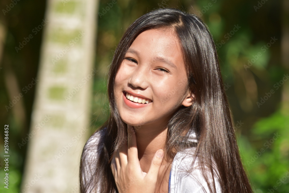 Teen Girl And Laughter Teen Girl And Laughter