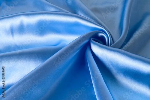 abstract blue background texture shiny fabric silk