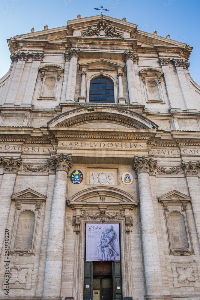 The Church of St. Ignatius of Loyola at Campus Martius in Rome