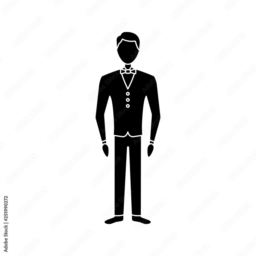 Bridegroom glyph icon Bridegroom glyph icon