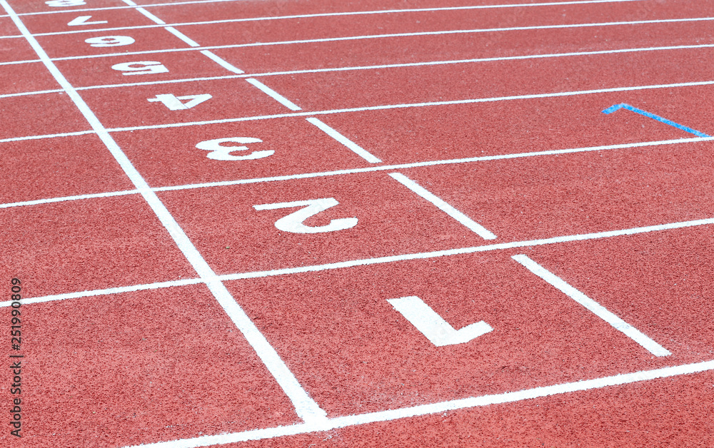 Beautiful runway, in track and field Beautiful runway, in track and field