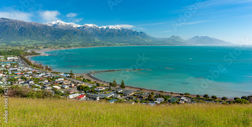 View of Kaikoura from Lookout, New Zealand photo