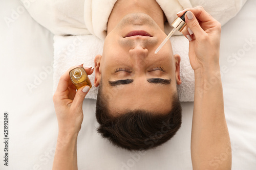 Man undergoing treatment wi...