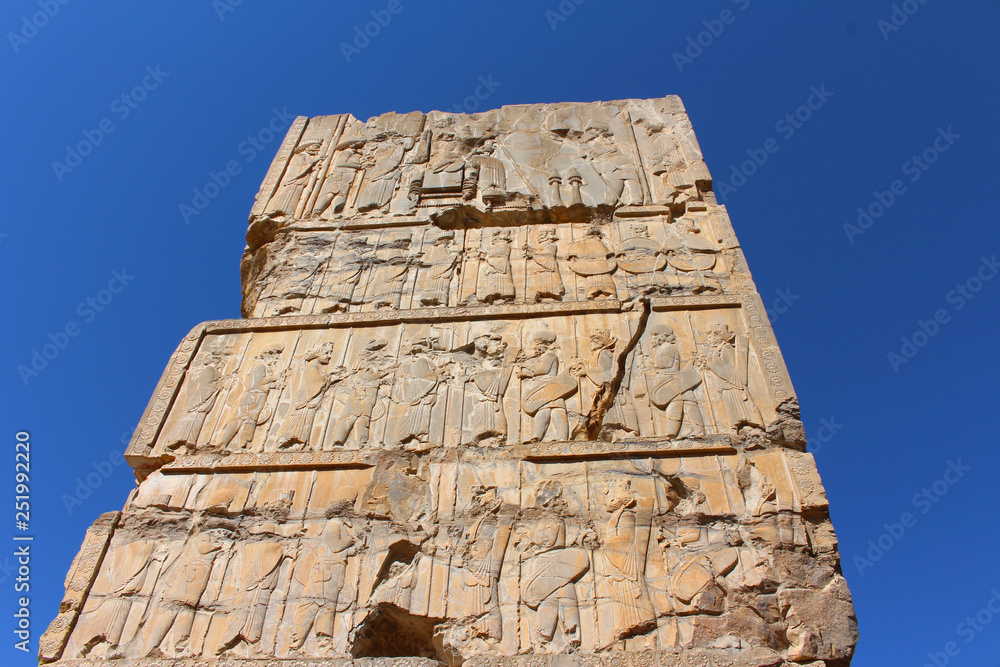 Ruins of Persepolis, Iran, the ceremonial capital of the Achaemenid Empire