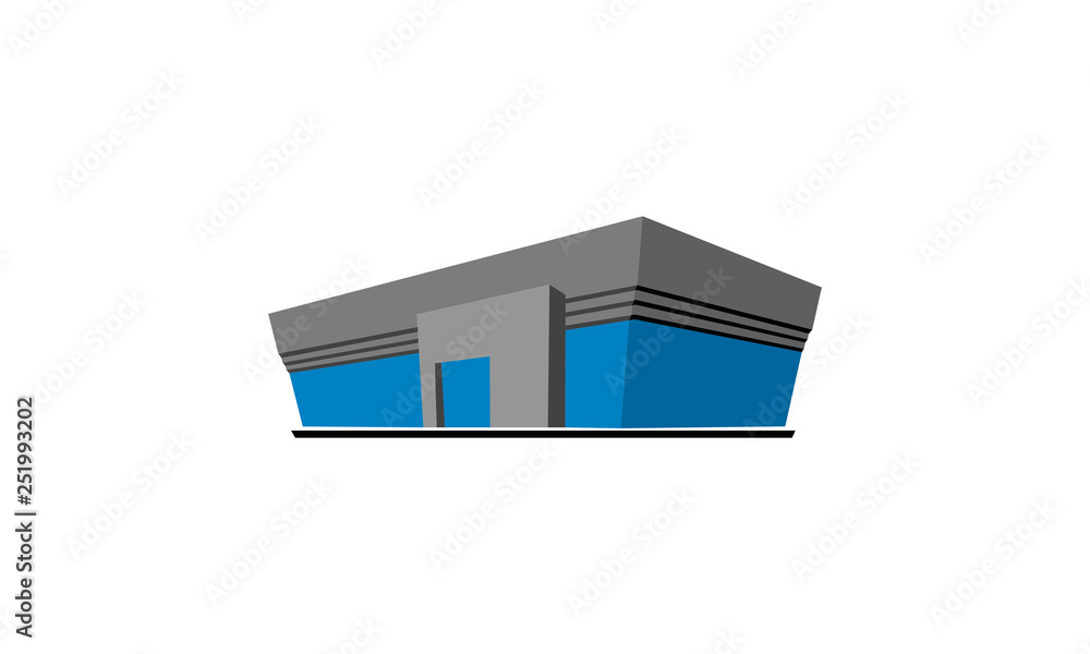 Store building vector Store building vector