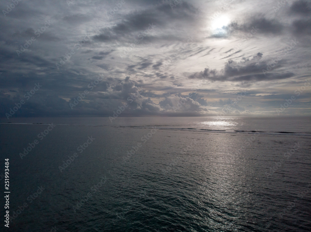 Mauritius Indian ocean sunset beautiful photo Mauritius Indian ocean sunset beautiful photo