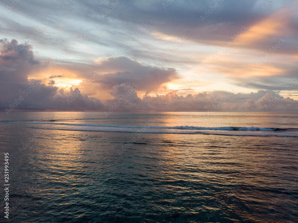 Mauritius Indian ocean sunset beautiful photo Mauritius Indian ocean sunset beautiful photo