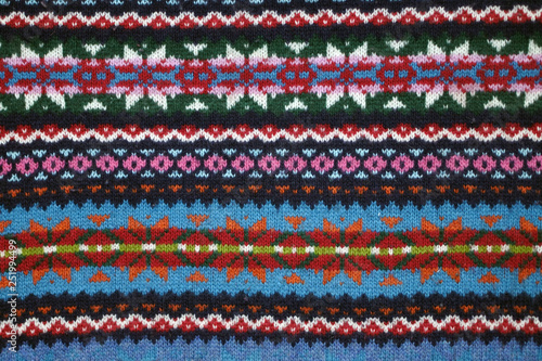 knitted sweater background. Christmas mood